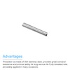 sourcing map Fully Threaded Rod M5 x 30 mm 0.8