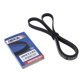 MOCA 4PK1145 EPDM Serpentine Belt fits for Toyota 88-91 4Runner 2.4L, 1988 4Runner 2.4L, 88-91 Pickup 2.4L, 1988 Pickup 2.4L, for Oldsmobile 1985 Cutlass Ciera 2.8L, 1986 Cutlass Ciera 2.8L, and More