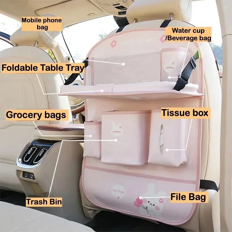 OrganiMax Car Back Seat Organizer Storage