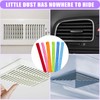 12 Pcs Mini Detail Duster Sticks Crevice Cleaning Tool Brush
