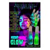 NIGHTGLOW Body Paint Face Paint Night Glow Brilla En Oscuridad