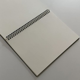 YUREE B5 Spiral Notebook/Spiral Journal Unruled, 100gsm Thick Blank Paper & Hard Kraft Cover, 65 Sheets (130 Pages), 3-Pack, 10.5" x 7.2", Blue