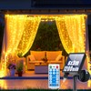 GCMacau Curtain Lights Solar 6 x 3 m Warm