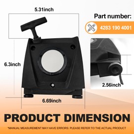 1pcs 4283-190-4001 Recoil/Pull Starter Assy for STIHL BR800 BR800X Blower