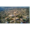 THE PACIFIC NORTHWEST BRIGHT AIR VIEW PHOTO POST CARD OVER