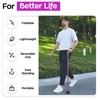 Extended Handle Walking Cane for Men & Women, Solid Base
