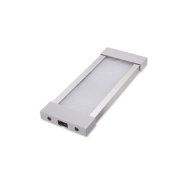 Raycharm RV Camper Under-Cabinet Interior LED Light Fixture 10.2" x 3.9", 6000K Cool-White Even Diffused Beam, High Light-Output Low Ampere Draw, 12V/24V DC, On/Off Rocker Switch, 1-Pack