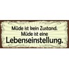 Schatzmix Tin-Plate Sign, Sheet metal, Multicoloured, 27x10 cm