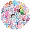 Pack of 50 Mermaid Stickers Car Laptop Phone Guitar Skateboard
