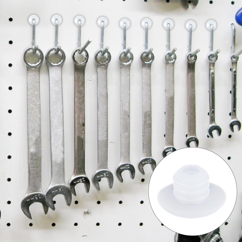 120pcs Pegboard Hook Locks, Peg Board Locks Stoppers Fit for