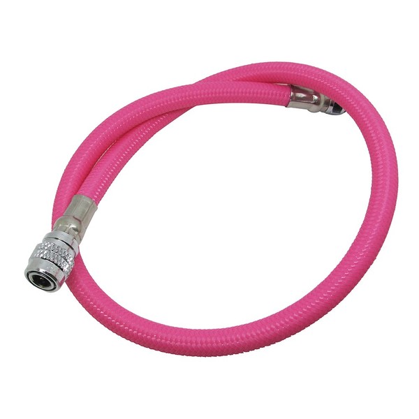 Scuba Choice 27-Inch Colored LP Low Pressure Braided Hose for Standard BCD, Pink