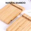 DHSBGWSX 2 Pack Bamboo Stand Tablet Stand Desk Stand Decoration