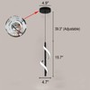 CANEOE Creative Led Pendant Light, 5500K Spiral Modern Modern Led