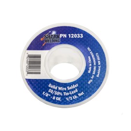 Shark Shark 12033 0.125-Inch Solid Wire Solder, 50/50%, 0.5-Pound