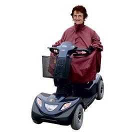 Kozee Komforts Waterproof Sleeved Poncho - Lightweight Rain Protection Solution for Men and Women - Pack-Away Hood, Elasticated Cuffs, and Pouch Pocket for Easy Carrying - Universal Size for All Outdoor Activities - Maroon