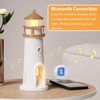 Aisny Lighthouse Decoration, Light House with LED Light, Moon Projection,