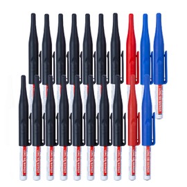 CHAN&SIJIA 30MM 20 PCS Black Permanent Deep Reach Markers/Long Nib Marker Pens (30MM)