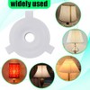 Ebrima 10Pcs Lamp Shade Reducer Rings, Lampshade Reducing Ring Converter