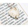 Kintsugi Smaller 3/4" 20mm White Howlite Broken Heart Mended with