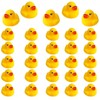 Pack of 30 Rubber Ducky Bath Toys, Classic Squeaky Ducks