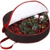 Ram® Christmas Wreath Storage Bag Durable Zipped 30 Inch Wreath