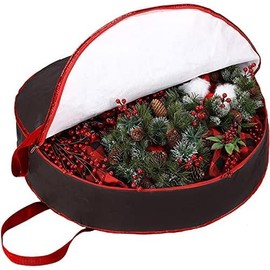 Ram® Christmas Wreath Storage Bag Durable Zipped 30 Inch Wreath Bag Storage Bag