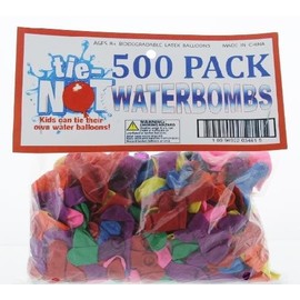 Tie-Not 500 Pack Waterbombs Water Balloons