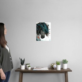 CANVAS ON DEMAND Majestic Horse Wall Decal, Horse Artwork