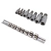 8PCS Hex Bit Set 1/2in 1/4in 3/8in Iron Hex Heads