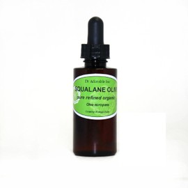 2 OZ WITH GLASS DROPPER SQUALANE OLIVE OIL PURE COLD PRESSED UNDILUTED