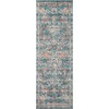 Loloi Rifle Paper Co. x Courtyard Blue 2'-3" x 3'-9"