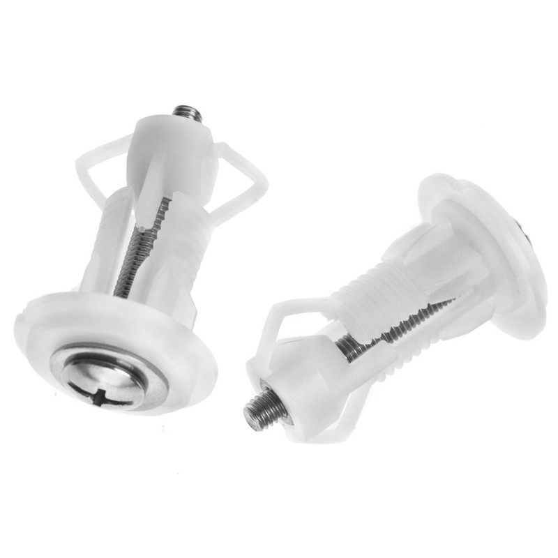 Micro Trader 2pcs Toilet Top Cover Lid Seat Fixings WC