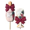 LILIAO Champagne and Champagne Glass with Ribbon Cookie Cutter for