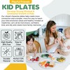Playful Friends Kid Plates - Kids Healthy Mindset - Dishwasher