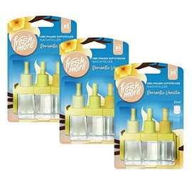 3 x Fresh&More Refill Bottles Compatible with 3Volution Fragrance Plug Romantic Vanilla
