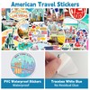 IETWATE Pack of 100 USA Stickers, Stickers America Countries Cities,