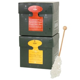 EILLES Noble English Tea Diamonds Set of 2 with Black Tea and Gourvita Moments Candy Stick