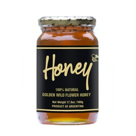 Nature's Goodness Golden Wildflower Honey In Glass Jar - 17.6 oz