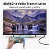 Poyiccot USB C Right Angle Adapter 40Gbps, 8K@60Hz, 100W, USB
