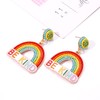 Teacher Pencil Earrings for Women Beaded Pencil Dangle Earrings Statement