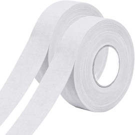 Natuce 2 Roll Hockey Tape White, 25 m Racket Tape, Ice Hockey Grip Tape, Wear-Resistant Racket Tape, Non-Slip Hockey Stick Tape, for Tennis Squash Rackets, Skipping Rope, Badminton Handle, Racket Grip