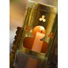 Brass Lantern with Horn Door