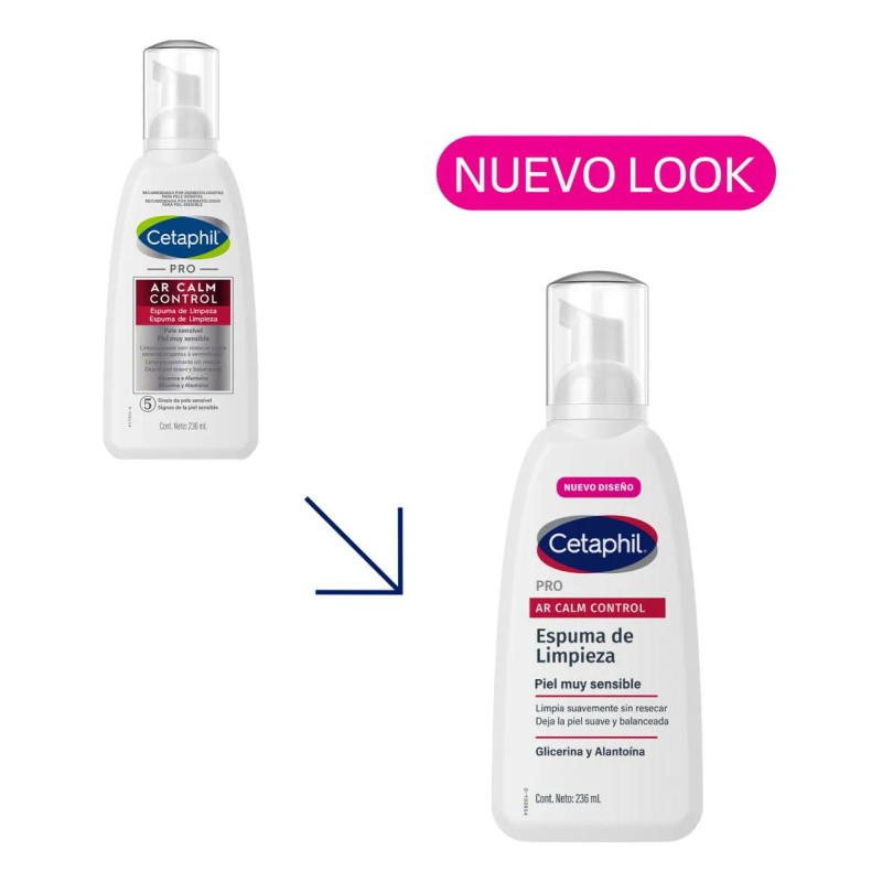 Cetaphil Pro Air Calm Control Espuma Limpiadora Facial 236ml