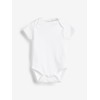 NEXT Organic Cotton Short Sleeve Bodysuits Pack of 5, Pink/white,