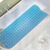 AmazerBath Non-Slip Shower Mat - 40 x 16 Inches Clear