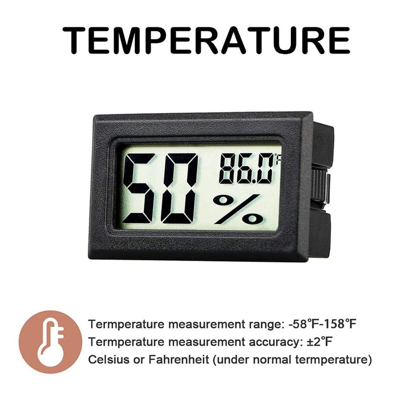 Rojuna Mini Thermometer Hygrometer