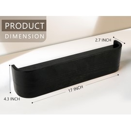 OLEEK Wall Coat Rack with Shelf - Wall Shelf with Hooks - entryway Hooks - Modern Coat Rack - Wooden Mount for Home Decor - Jacket Hanger - Coat Hanger Wall Mount