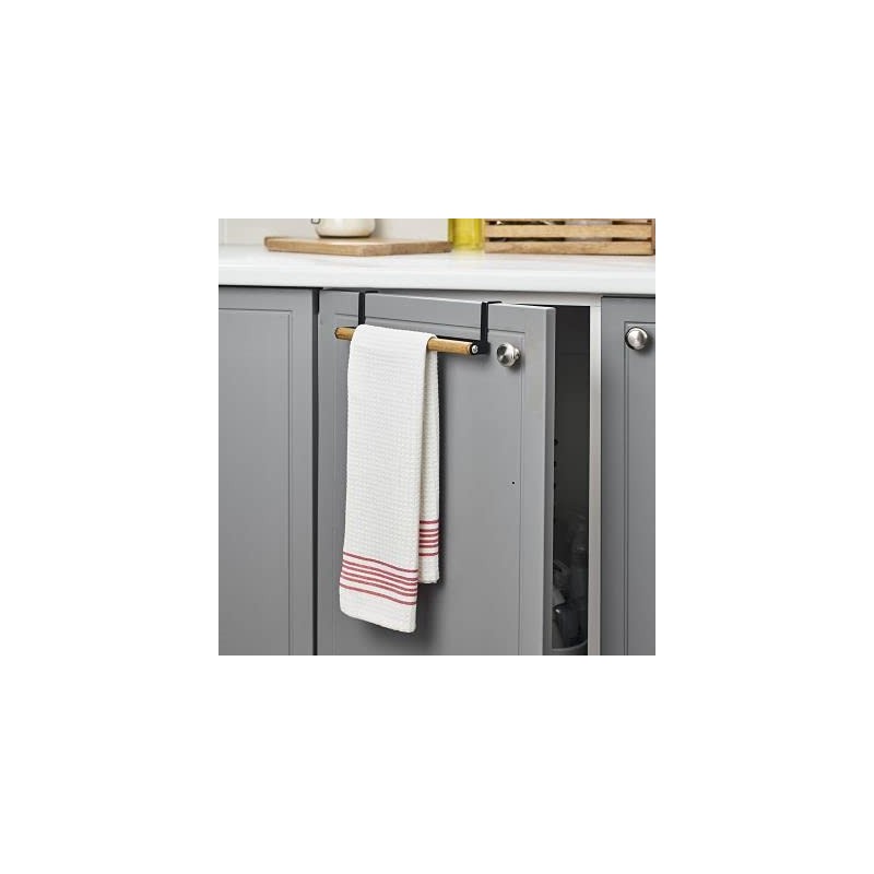 lakeland Black Mesh Metal Over-Door Cupboard Organiser