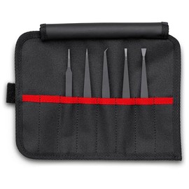 KNIPEX 92 00 05 ESD Plastic Tweezers Set ESD 5-Piece