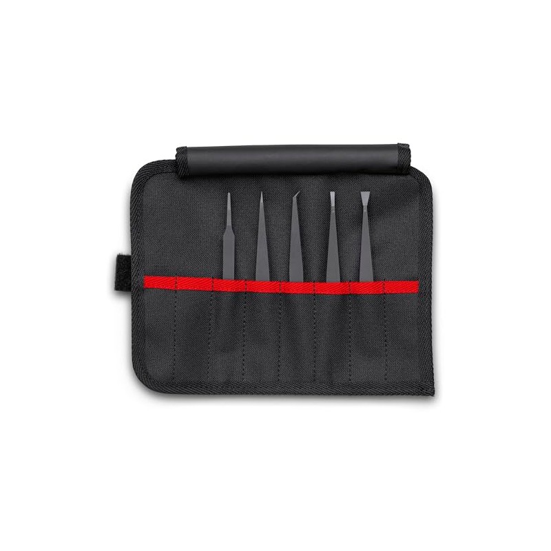 KNIPEX 92 00 05 ESD Plastic Tweezers Set ESD 5-Piece
